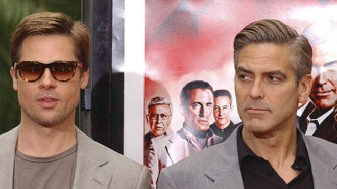 Brad Pitt and George Clooney